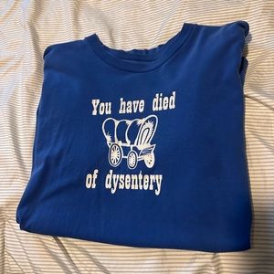 Oregon trail tee ,Large